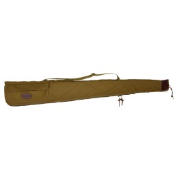 Boyt Harness OGC97PXL6 Alaskan Shotgun Case made of Waxed Canvas with Khaki Finish Quilted Flannel Lining Brass Hardware  HeavyD