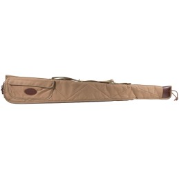 Boyt Harness OGC97PL06 Alaskan Shotgun Case made of Waxed Canvas with khaki Finish Quilted Flannel Lining Brass Hardware  HeavyD