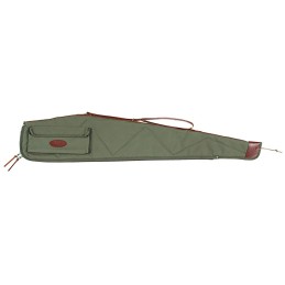 Boyt Harness OGC4P4809 Signature Rifle Case 48 Waxed OD Green Canvas with Brass Hardware Lockable Zippers Accessory Pocket  Harn