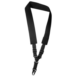 Outdoor Connection SPT128200 ATac Sling made of Black Elastic Webbing with HK Type Hook Rapid Attach Release  SinglePoint Design