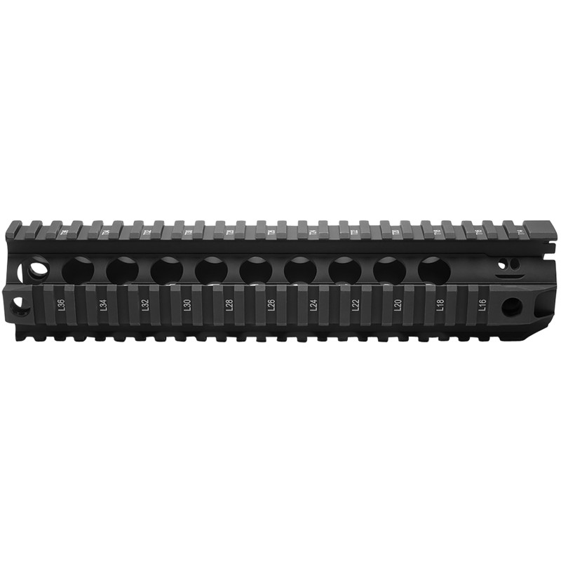 BCM QRF10556BLK QRF Handguard 10 FreeFloating Style Made of Aluminum with Black Anodized Finish  Picatinny Rial for ARPlatform