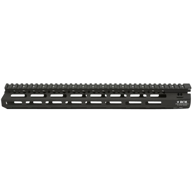 BCM MCMR13556BLK BCMGunfighter MCMR 13 MLOK FreeFloating Style Made of Aluminum with Black Anodized Finish for ARPlatform