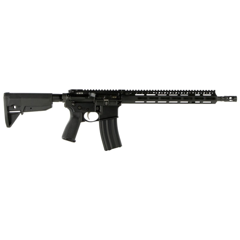 BCM 780750 RECCE14 MCMR 223 Rem5.56x45mm NATO 301 14.50 Steel Chrome Lined Barrel Mod 3 Compensator Anodized 7075T6 Aluminum Rec