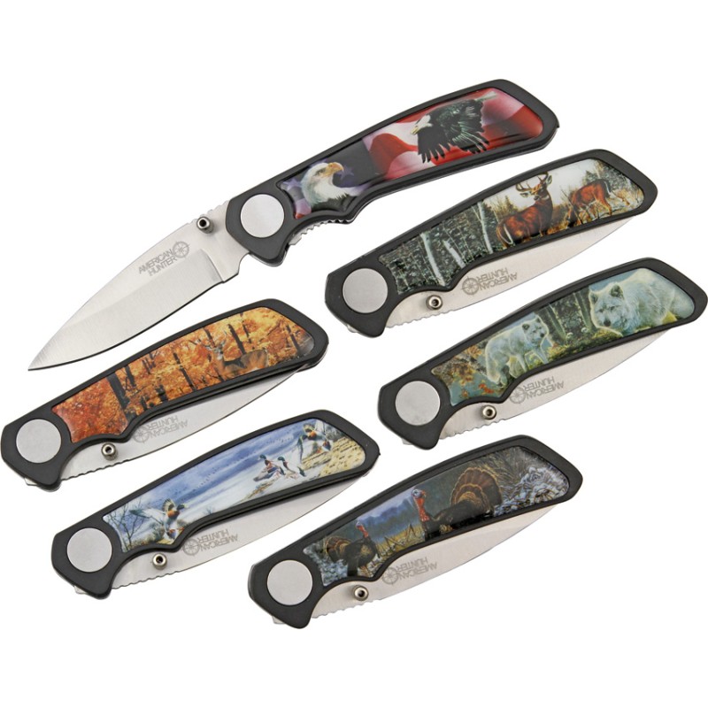 Wildlife 6 Pc Pocket Knife Set