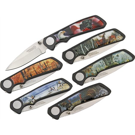 Wildlife 6 Pc Pocket Knife Set