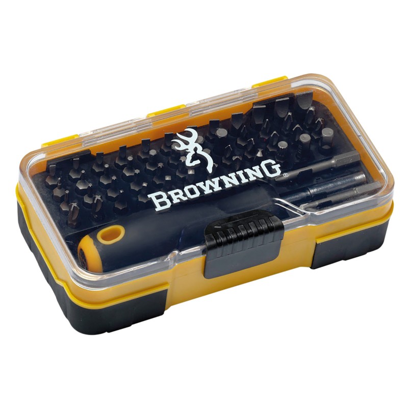 Browning 12401 Screwdriver Set  BlackYellow 51 Pieces