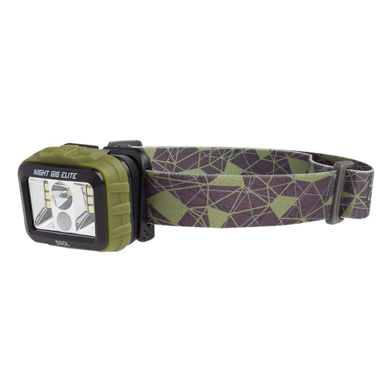 Browning 3713036 Night Gig Elite HeadlampUSB Rechargeable  Green 25560 Lumens LED WhiteGreen