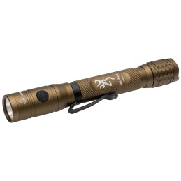 Browning 3711256 Alpha 2AA Flashlight  Burnt Bronze 36525 Lumens White LEDGreen