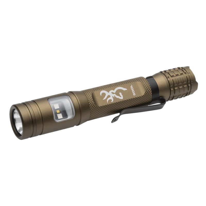 Browning 3711265 Ridgeline Flashlight  Burnt Bronze 20500 Lumens LED WhiteGreen