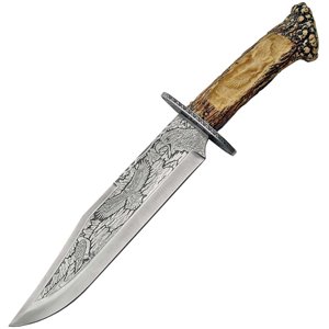 Bowie Knife w Display Eagle