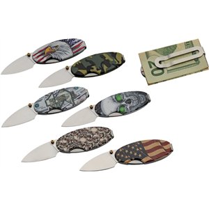 Money Clip Linerlock 24 Pcs