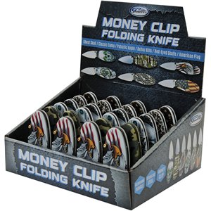 Money Clip Linerlock 24 Pcs