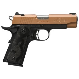 Browning 051988492 1911380 Black Label Compact Frame 380 ACP 81 3.63 Matte Stainless Steel Barrel Copper Cerakote Serrated Stain