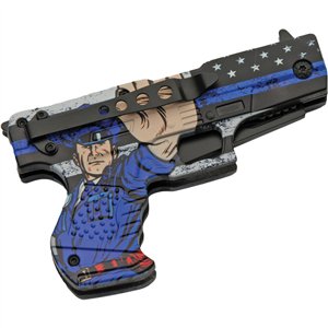 Gun Linerlock A/O Police