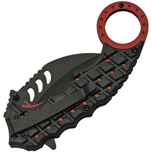 Red Shrub Karambit Linerlock