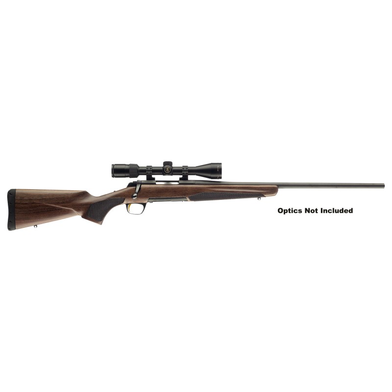 Browning 035342208 XBolt Hunter 223 Rem 51 22 Matte Blued Steel Barrel  Receiver Satin Black Walnut Stock No Sights Optics Ready