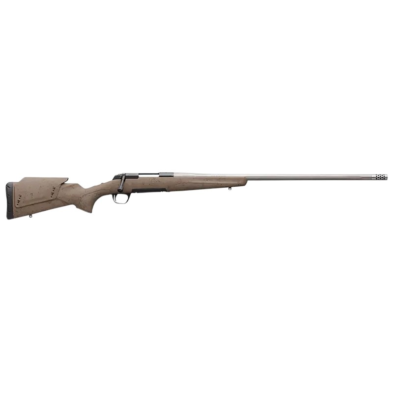 Browning 035514288 XBolt Western Hunter Long Range 28 Nosler 31 26 MB Matte Blued Spider Webbed Flat Dark Earth Cerakote Hard Co