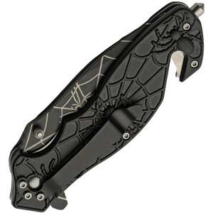 Spider Web Linerlock A/O Black