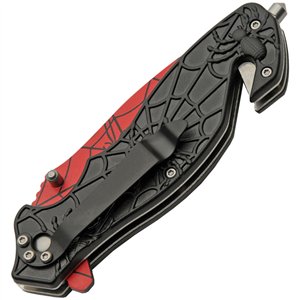 Spider Web Linerlock A/O Red