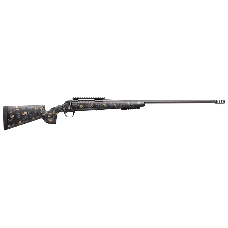 Browning 035544282 XBolt Pro 6.5 Creedmoor 41 22 Fluted MB Carbon Gray Elite Cerakote Sonora Carbon Ambush Camo Fixed McMillan G