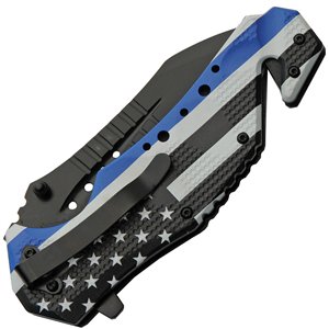 Police Flag Linerlock