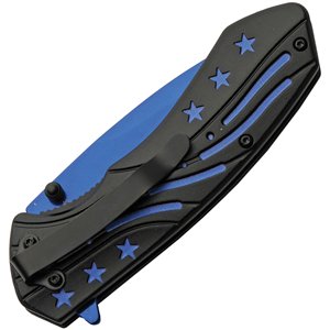Blue Stars Linerlock