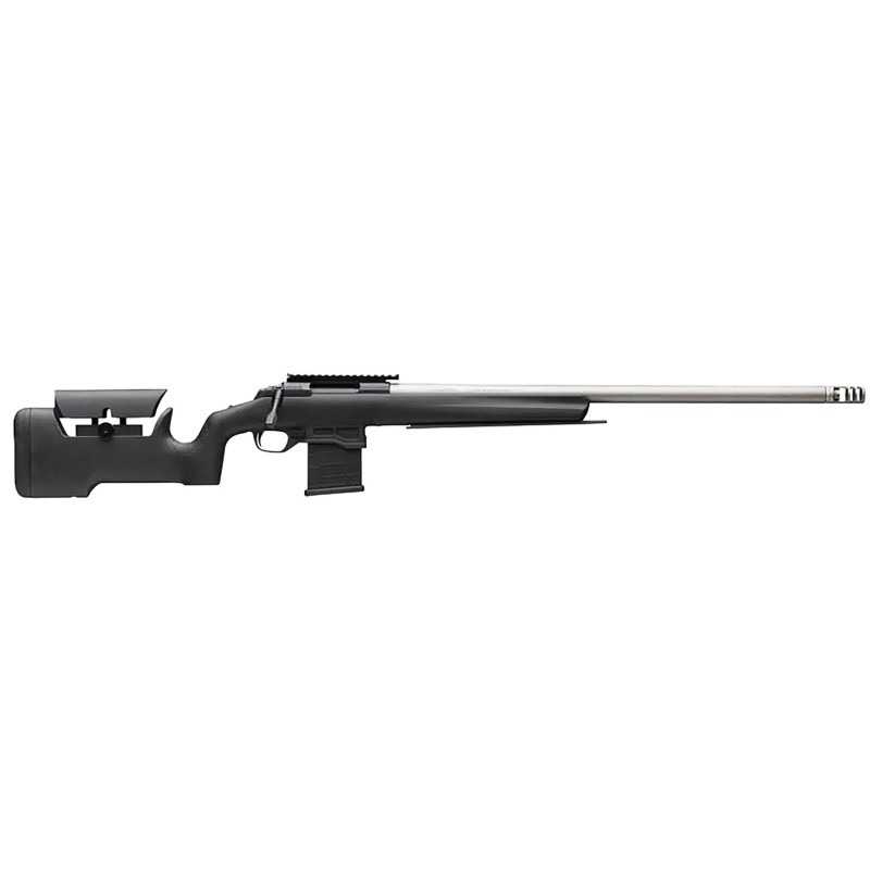 Browning 035581292 XBolt Target Max Competition Heavy 6mm GT 101 26 Satin Gray Heavy Bull Barrel Matte Blued Steel Receiver Matt