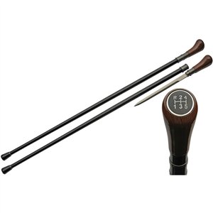 Manual Stickshift Sword Cane