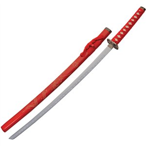 3pc Dragon Sword Set Red