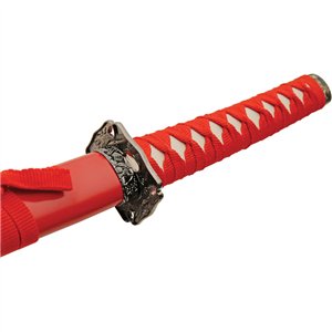 3pc Dragon Sword Set Red