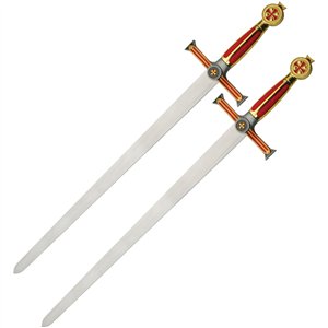 Templar Double Sword Plaque