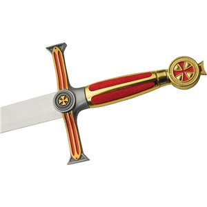 Templar Double Sword Plaque