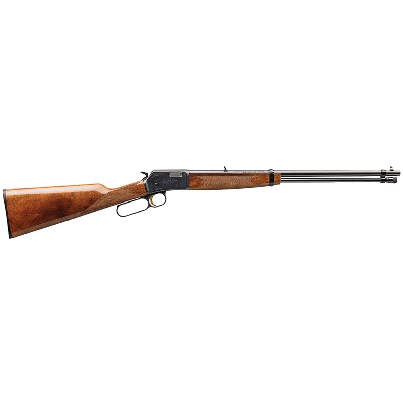 Browning 024101103 BL22  22 LR 151 20 Polished Blued Barrel Polished Blued Steel Receiver Gloss Black Walnut Wood Stock Right Ha