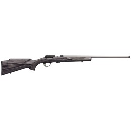 Browning 025236202 TBolt TargetVarmint SR 22 LR 101 22 Threaded Varmint Barrel Polished Blued Steel Receiver Satin Gray Laminate