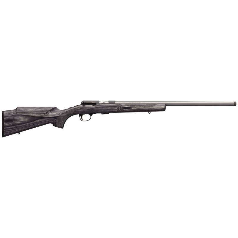 Browning 025236202 TBolt TargetVarmint SR 22 LR 101 22 Threaded Varmint Barrel Polished Blued Steel Receiver Satin Gray Laminate