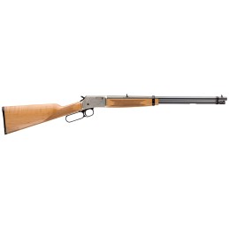 Browning 024127103 BL22  22 Short 151 20 Polished Blued Barrel Satin Nickel Receiver Gloss AAA Maple Fixed Checkered Stock Right