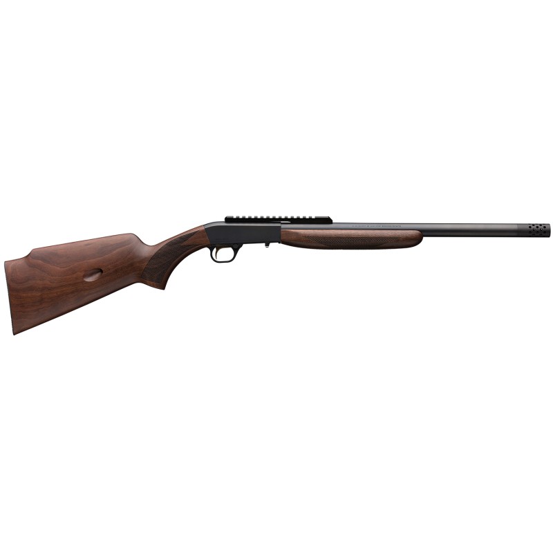 Browning 021024102 SA22 Challenge 22 LR 101 16.25 Matte Blued Heavy Bull Barrel Matte Black Receiver Grade I Black Walnut Fixed 