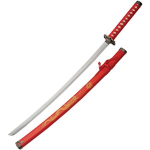 Gold Dragon Samurai Set Red