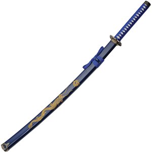 Gold Dragon Samurai Blue