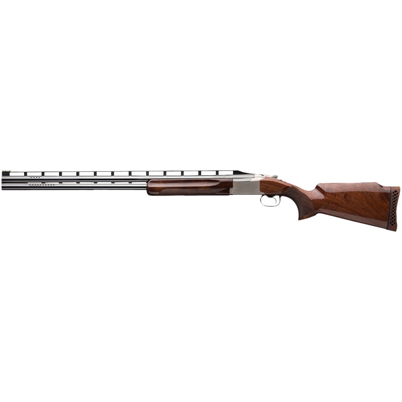 Browning 0135813009 Citori 725 Trap 12 Gauge 2.75 2rd 32 Polished Blued Barrel Silver Nitride Metal Finish Gloss Black Walnut St