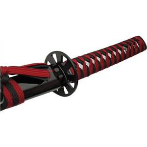 Red Decorative Samurai Sword