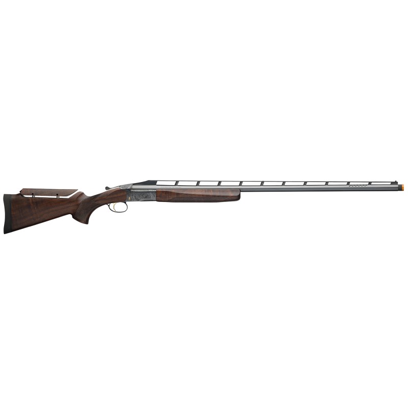 Browning 017080402 BT99 Plus 12 Gauge 32 Barrel 2.75 1rd   Blued Ported Barrel Engraved Receiver Black Walnut Adjustable Comb St