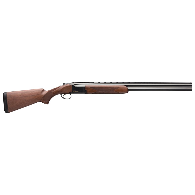 Browning 018258304 Citori Hunter 12 Gauge 28 Barrel 3 2rd Blued Barrels  Receiver With Gold Enhancement Satin American Black Wal