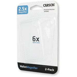 Twin Pack Pocket Magnifier