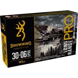 Browning Ammo B192530061 Long Range Pro  3006 Springfield 195 gr Sierra MatchKing BTPT 20 Per Box 10 Case