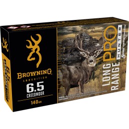 Browning Ammo B192500652 Long Range Pro  6.5 Creedmoor 140 gr 20 Per Box 10 Case