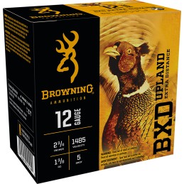 Browning Ammo B193511225 BXD Upland 12 Gauge 2.75 1 38 oz 5 Shot 25 Per Box 10 Case