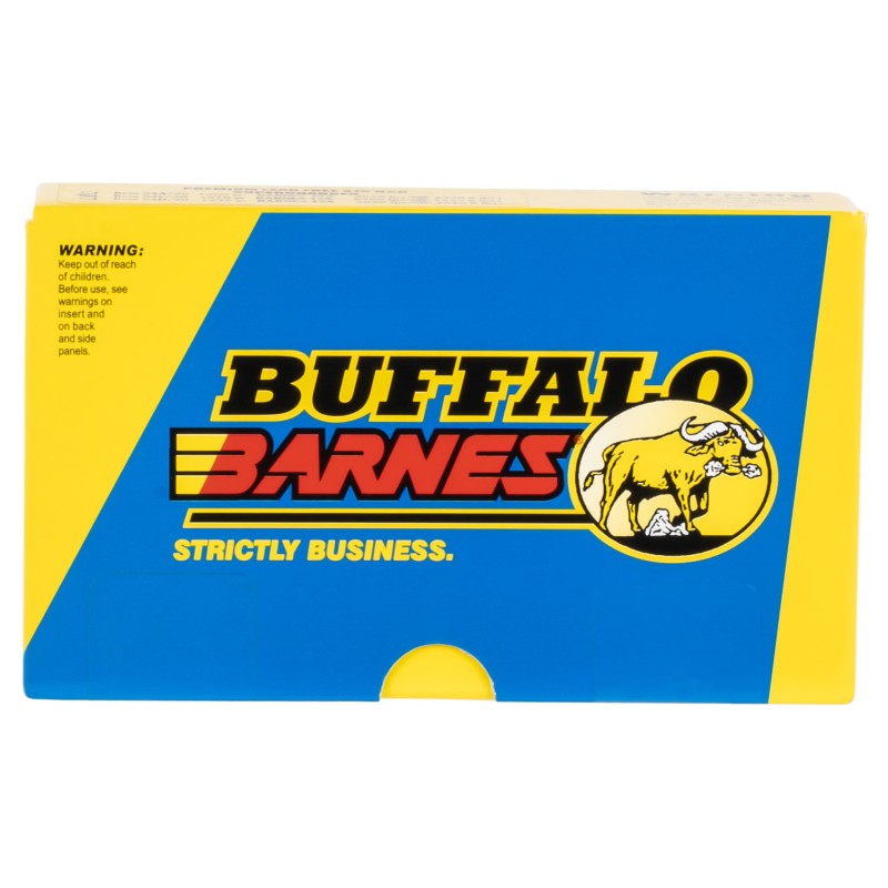 Buffalo Bore Ammunition 54C20 BuffaloBarnes Strictly Business 375 HH Mag 270 gr Barnes TSX Lead Free 20 Per Box 12 Case