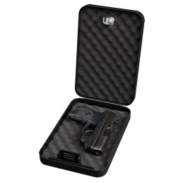 Bulldog BD1121 Personal Vault  Key Entry Black Powder Coat Steel Holds 1 Handgun 9.50 L x 6.50 W x 2 D