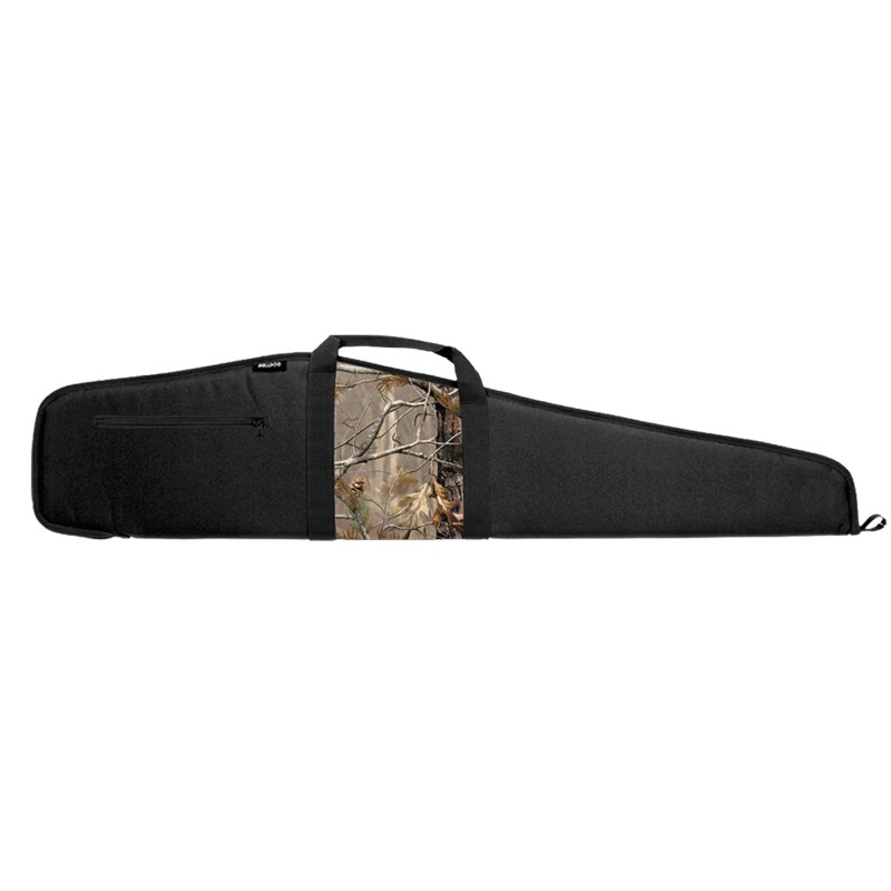 Bulldog BD210 Camo Panel  48 Scoped Rifle Black Nylon Case with Integrated Realtree AP Panel